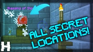 All the secret locations inside Hypixel Skyblock DUNGEONS the best and fastest guide [upl. by Edelman]