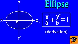 Equation Of Ellipse  derivation [upl. by Icam]