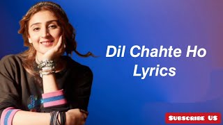 Dil Chahte Ho Lyrics Female Version  Jubin Nautiyal Payal Dev Mandy Takhar  AMTuraz [upl. by Isabeau915]