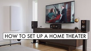 HOW TO Set Up a 51 HOME THEATER Surround Sound Speaker System [upl. by Oiluig]