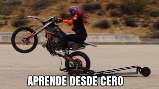 ENSEÑO A HACER CABALLITOS  WHEELIES [upl. by Imiaj]