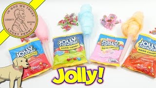 Jolly Rancher Cotton Candy Spinning 4 Tasty Flavors [upl. by Henn]