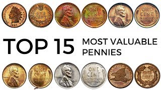 Top 15 Most Valuable Pennies [upl. by Aveer767]