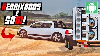 Top 5 Melhores Jogos de Carros Rebaixados para Android com oficina e Som Automotivo [upl. by Gobert]