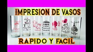 COMO IMPRIMIR VASOS CON SERIGRAFIA [upl. by Higgs]