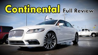 2018 Lincoln Continental FULL REVIEW  Black Label Reserve Select amp Premiere [upl. by Eaves]