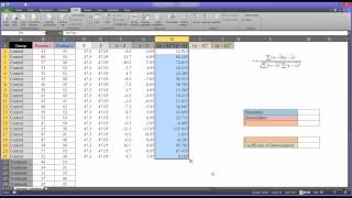 Calculating a Correlation Coefficient in Excel StepbyStep and with the CORREL Function [upl. by Rebecka]