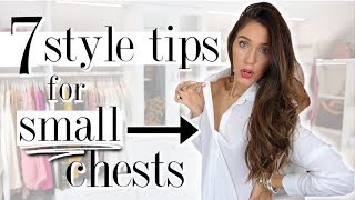 7 Style Tips for Women with SMALL CHESTS itty bitty [upl. by Ylicic522]