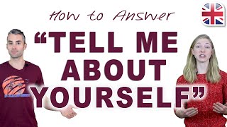 How to Answer Tell Me About Yourself  Spoken English Lesson [upl. by Odnalref508]