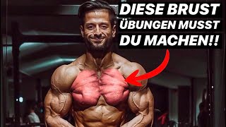 Die 5 BESTEN Brust Übungen die DU machen musst [upl. by Leiba836]