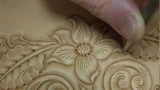 Tooling and Carving Leather [upl. by Elleda]