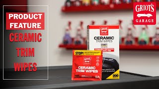 Griots Garage Ceramic Trim Wipes  Powered by Cerakote Ceramics [upl. by Neuberger143]