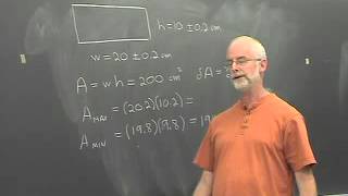 Propagation of Uncertainty Parts 1 and 2 [upl. by Enyledam]