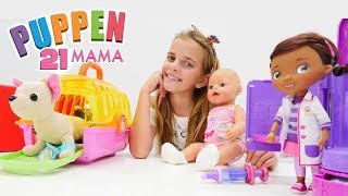 Puppen Mama  Ayça und Rose gehen zu DocMcStuffins [upl. by Dloreh]