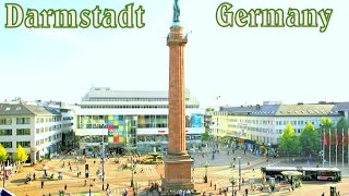 Darmstadt Germany The Hustle and Bustle In The Citys Central [upl. by Hras]