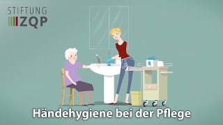 Händehygiene in der Pflege  ZQPErklärfilm [upl. by Welcome163]