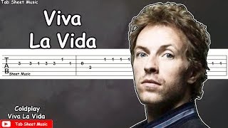 Coldplay  Viva La Vida Guitar Tutorial [upl. by Lleynad]