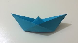 COMO HACER UN BARCO DE PAPEL TUTORIAL PAPIROFLEXIA ORIGAMI [upl. by Amapuna]