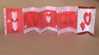 Tarjetas Popup 3D para San Valentin FACIL [upl. by Elletsyrk585]