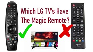 Which LG TVs Have The Magic Remote Control [upl. by Lrak]