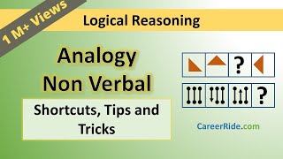 Non Verbal Analogy  Tricks amp Shortcuts for Placement tests Job Interviews amp Exams [upl. by Seymour]