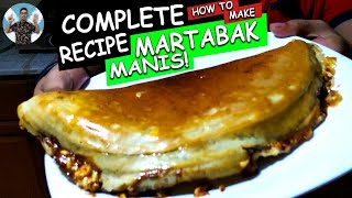 LEARN COMPLETE RECIPE How To Make Martabak Manis Indonesian Sweet Pancake  Learn With Putra [upl. by Guod]