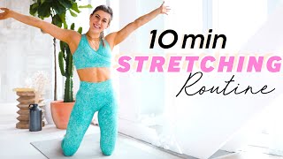 10 min FULL BODY STRETCH  FLEXIBILITY ROUTINE  Beginner to Advanced [upl. by Handal317]