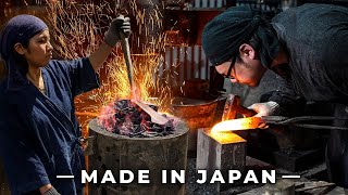 How Japanese Knives Are Made With Japans RAREST Steel [upl. by Asseralc]