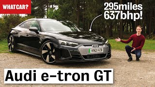 2022 Audi etron GT review – why its better than a Tesla in some ways  What Car [upl. by Deehahs]