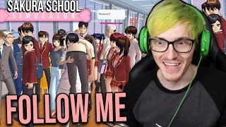 I force every character in Sakura School Simulator to follow me  Sakura School Simulator [upl. by Joktan804]