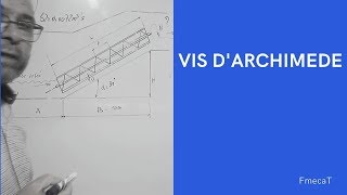 Video N°64 calcul dimensions vis archimede [upl. by Four32]