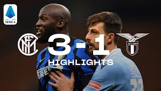 INTER 31 LAZIO  HIGHLIGHTS  SERIE A 2021  LuLa on fire…once again 🔥⚫🔵 [upl. by Hteik]