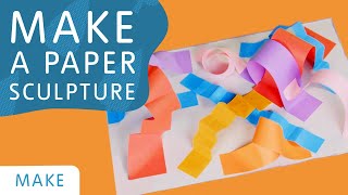 How to Make a Paper Sculpture  Tate Kids [upl. by Earlie]