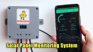 Make a Solar Panel Monitoring System  ESP32 Energy Monitoring [upl. by Tana]