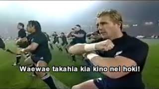 New Zeland All Blacks Haka  Ka Mate  Lyrics  Translation [upl. by Nnailuj507]