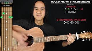 Boulevard of Broken Dreams ACOUSTIC Guitar Cover Green Day 🎸Tabs  Chords [upl. by Jennie882]