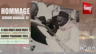 MBAYE DONDE  Hommage À Serigne Babacar Sy RTA [upl. by Farrah]