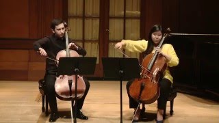 Barriere Sonata for two cellos in G Major  Oliver Herbert and SangEun Lee [upl. by Anaitak694]