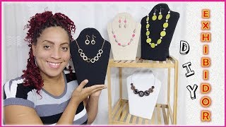 DIY HAZ EXHIBIDORES DE COLLARES SIN PLANTILLAS [upl. by Jo-Ann]