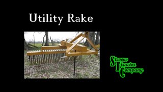 How To Use A Landscape Rake ft The Bayou Gardener  Stevens Tractor Company [upl. by Imar192]