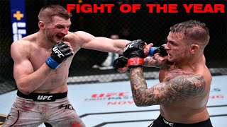 Dustin Poirier vs Dan Hooker  All Significant Strikes  UFC [upl. by Araj]