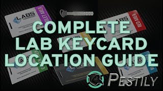 Complete Labs Keycard Spawn Locations v2  Escape from Tarkov [upl. by Auburn]