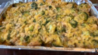 How to Make Cheesy Chicken Broccoli And Rice Casserole Easy [upl. by Yenrab]