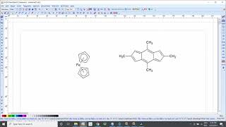 Drawing Organometallic compounds Using ACDChemsketch [upl. by Akemaj]