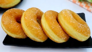 RESEP DONAT EMPUK DAN LEMBUT TANPA MIXER [upl. by Eigram]