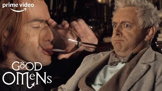 Crowley Aziraphale Whales and Dolphins  Good Omens  Prime Video [upl. by Glyn]