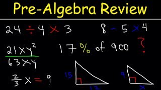 PreAlgebra  Basic Introduction [upl. by Eveiveneg]