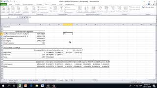 REGRESION Y CORRELACION CON EXCEL [upl. by Trebmer]