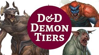 DampD MONSTER RANKINGS  DEMONS pt 1 [upl. by Kopple624]