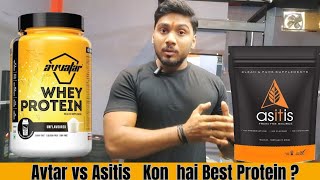 Avvtar Whey Protein VS Asitis Whey Protein  COMPARISON 🔥 [upl. by Adneral524]